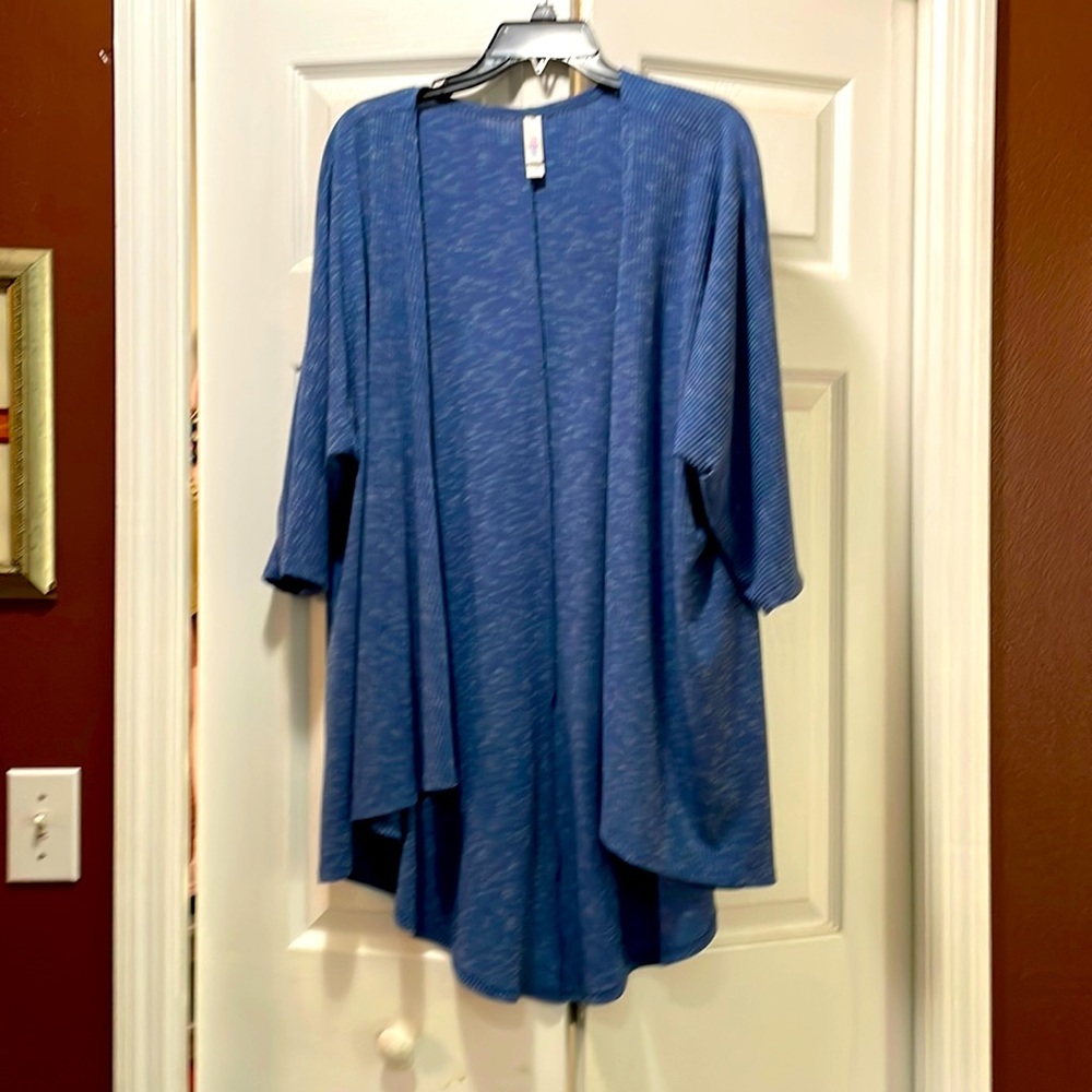 LuLaRoe cover up..Blue...medium